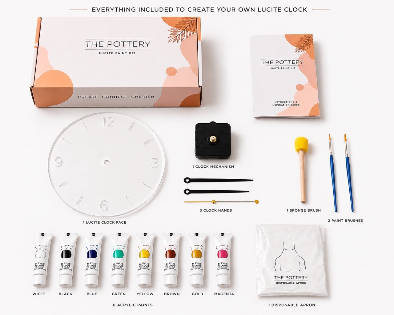 Lucite Clock Kit
